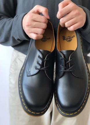 Туфли оксфорды dr. martens 1461 black smooth (11838002)