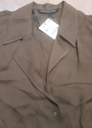 Струящаяся блуза  zara размер м10 фото