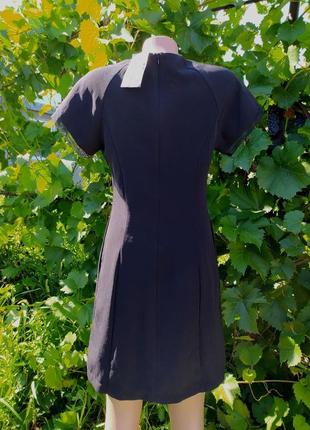 Жіноча чорна сукня короткий рукав3 фото