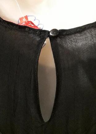 Брендова нова  віскозна  напівпрозора  сукня  в бохо стилі  р s від   derhy з кружевом , вишивкою і  пайєтками9 фото