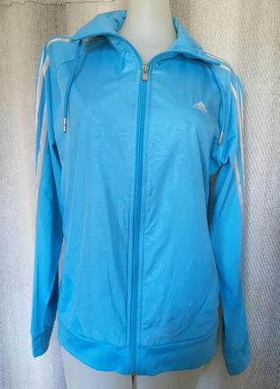 Женская брендовая спортивная куртка, ветровка, олимпийка адидас1 фото