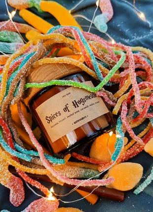 Соевая свеча по гарри поттеру "сладости хогсмида"