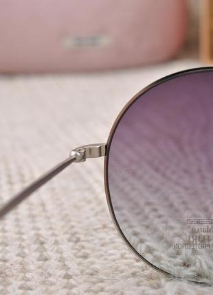 Красивые большие женские круглые солнцезащитные очки gian marco venturi gmv830 облегченные5 фото