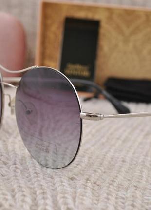 Красивые большие женские круглые солнцезащитные очки gian marco venturi gmv830 облегченные4 фото