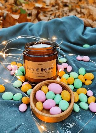 Соевая свеча по гарри поттеру "сладости хогсмида"