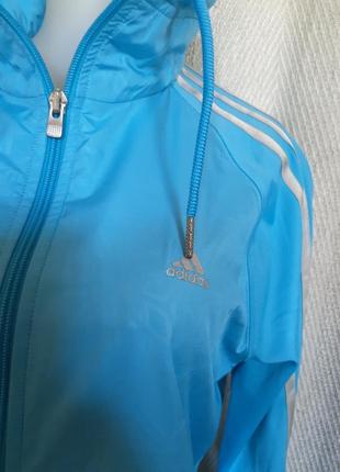 Женская брендовая спортивная куртка, ветровка, олимпийка адидас7 фото