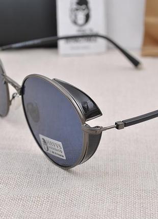 Фірмові сонцезахисні  окуляри havvs polarized hv68009 круглі з шорою