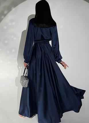 Bечернее платье из нежного шелка «армани»4 фото