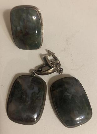 Набір срібло 925 мохових пензлів