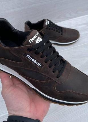 Чоловічі шкіряні кросівки reebok