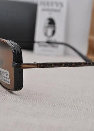 Фирменные солнцезащитные очки  havvs polarized hv68006 узкие с боковой шорой7 фото