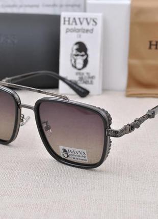 Фірмові сонцезахисні  окуляри havvs polarized hv68047 з шорою1 фото