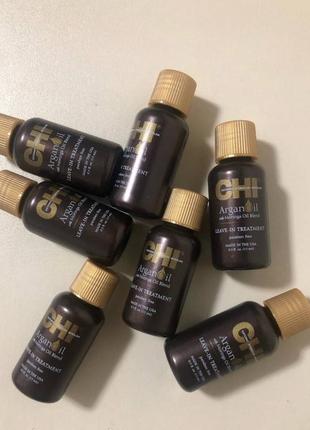 Відновлююча олія  для волосся chi argan oil plus moringa oil2 фото