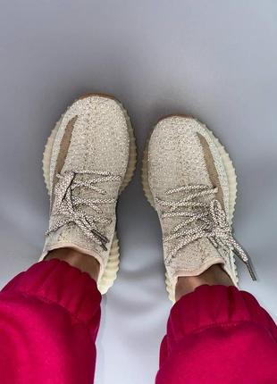 Женские кроссовки adidas yeezy boost 350 v2 lundmark reflective скидка sale / smb4 фото