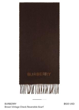 Шарф кашемир burberry4 фото