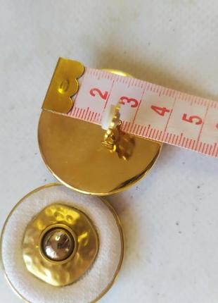 Vintage величезні кліпси матове золото від patchington 🎥