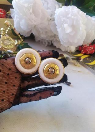 Vintage величезні кліпси матове золото від patchington 🎥