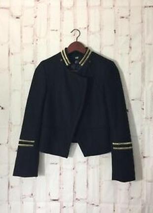 Короткое шерстяное пальто/блейзер h&m