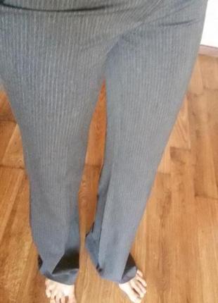 Новые красивые классические брюки женские серый2 фото