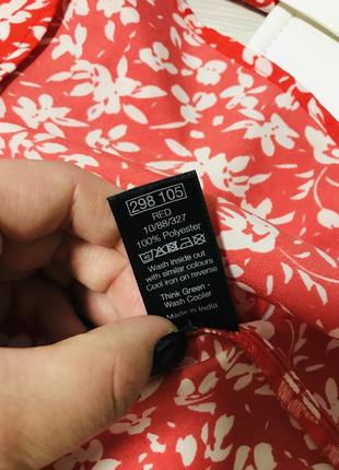 🛍новая брендовая блуза с пышными рукавами в цветочный принт8 фото