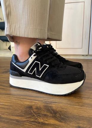 Кросівки new balance 574+ black7 фото