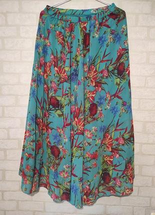 Спідниця в підлогу, яскрава, кольорова