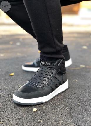 Мужские кроссовки adidas black/white