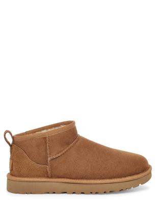 Женские угги ugg classic ultra mini chestnut