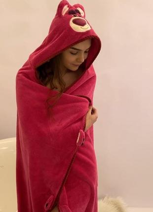 Полотенце детское с капишоном.новые.