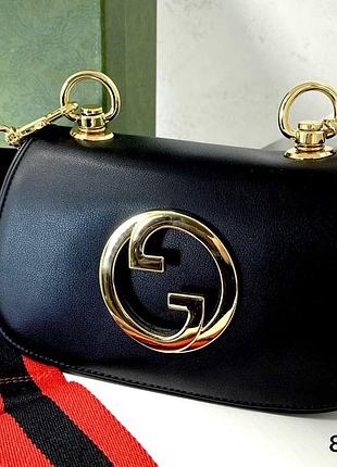 Сумка гуссі 2 відділи люкс шкіра