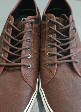 Кеди jack & jones ross pu mix cognac2 фото