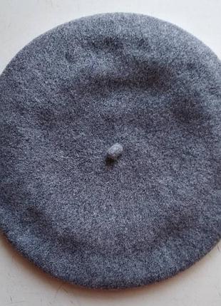 Чешский фетровый берет tonak fezko серый меланж