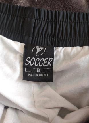 Непродуваемые спортивные штаны на подкладке, р.м,турция, soccer4 фото