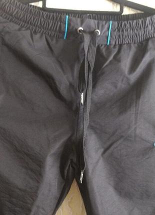 Непродуваемые спортивные штаны на подкладке, р.м,турция, soccer6 фото