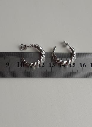 Стильные серебряные серьги cava cool5 фото