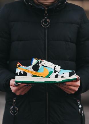 Кроссовки nike sb dunk low x ben & jerry’s7 фото