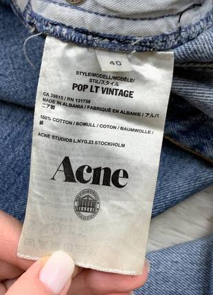 Джинсы pop lt vintage jeans by acne studios9 фото