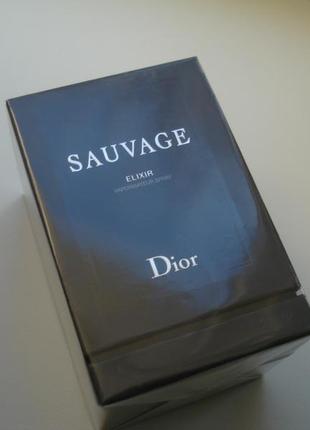 Christian dior sauvage elixir парфюм(эликсир) 60 мл5 фото