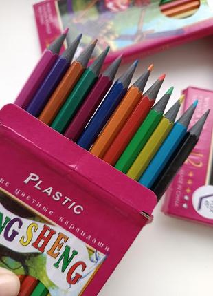 Цветные карандаши 12 шт в упаковке