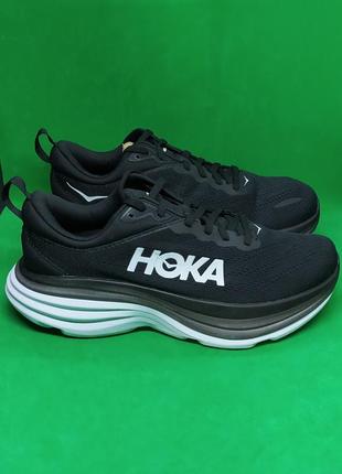 Кроссовки мужские hoka one one bondi 8 (1123202 bwht) оригинал.