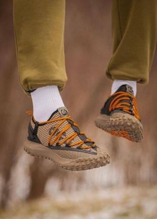 Кроссовки nike acg mountain fly low “fossil”7 фото