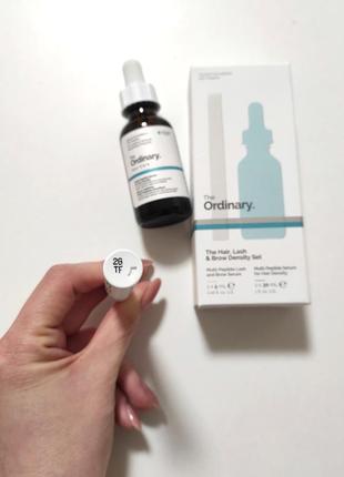 Набор сыворотки для стимулирования роста волос и ресниц и бровей the ordinary multi peptide serum for hair density multi-peptide lash &amp; brow serum3 фото