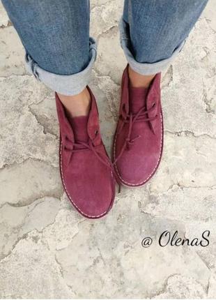 Дезерты из натуральной замши. испания. оригинал