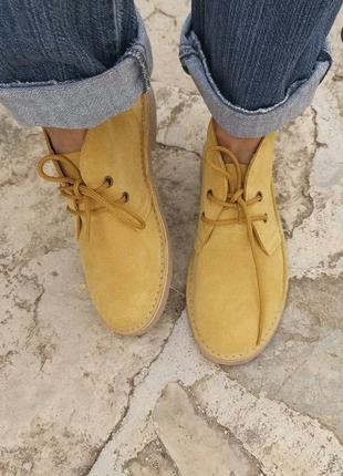 Дезерты из натуральной замши. испания. оригинал