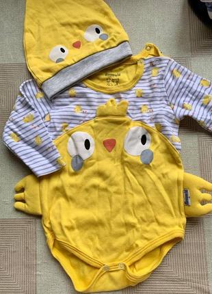 Набор бодик/шапочка/штанцы 🐣