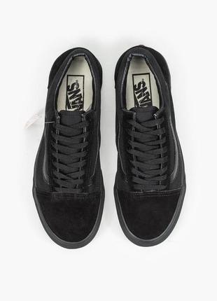 Кеды низкие мужские vans old skool черные, ванс олд скул, кроссовки вансы4 фото