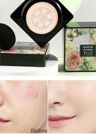 Tuz кушон для обличчя mushroom air cushion тон 1,2