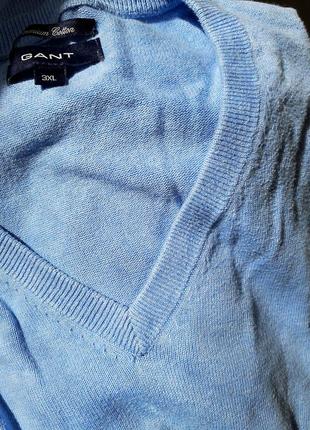 Мужской пуловер#gant # 100% хлопок2 фото