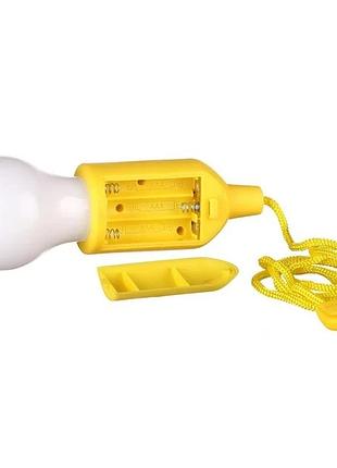 Фонарь лампочка 
на 3 батарейки aaa на шнурке