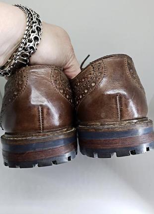 Туфли clarks броги оксфорды дерби кожаные мужские инспекторы uk9|43 original7 фото